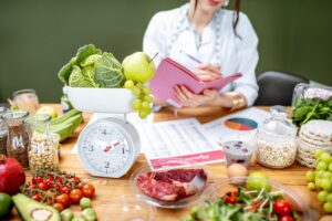 Nutritional diet that helps to reduce gut inflammation.